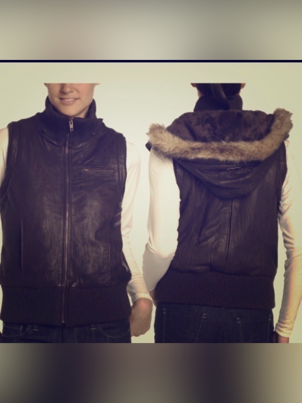 EMU Swansea Hooded Vest Chocolate